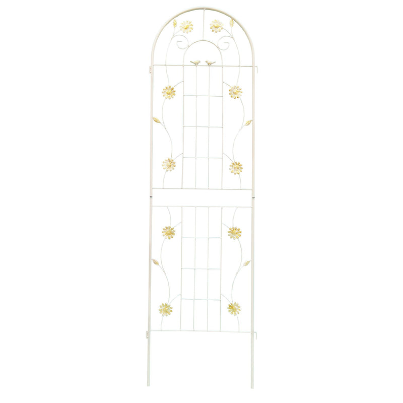 Metal Garden Trellis Rustproof Trellis For Climbing Plant Outdoor Flower Support