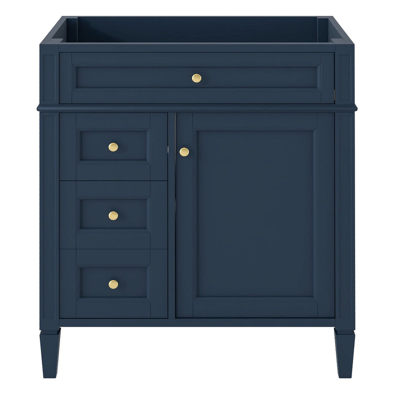 Bathroom Vanity With 2 Drawers And Tip-Out Drawer, Storage Cabinet