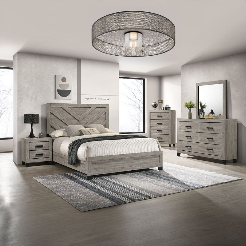 Mari - Dresser - Light Gray Finish