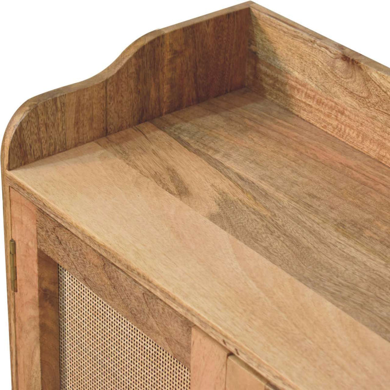 Larissa - T Bar Raised Cabinet - Brown