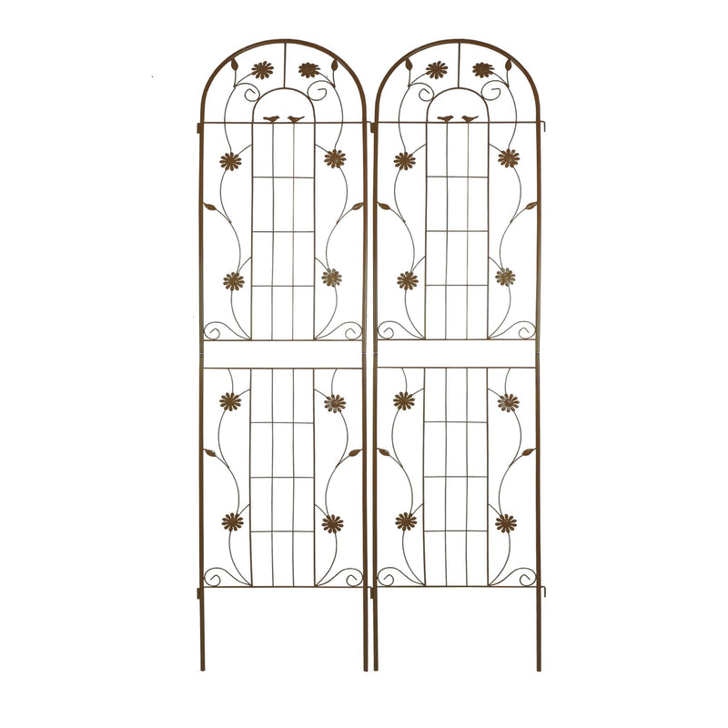 Metal Garden Trellis Rustproof Trellis For Climbing Plant Outdoor Flower Support