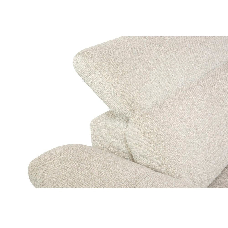 Dayana - Power Motion Sectional Sofa - Beige Boucle