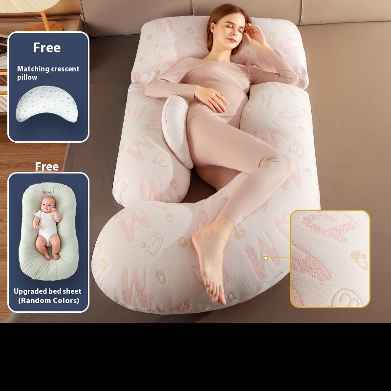Maternity Pillow – Waist Support Side-Sleeping Cushion for Pregnancy Comfort