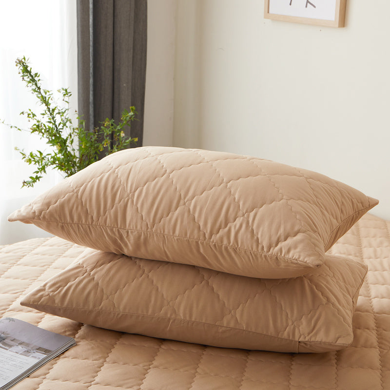 Pure Cotton Quilted Pillow Protective Cover
