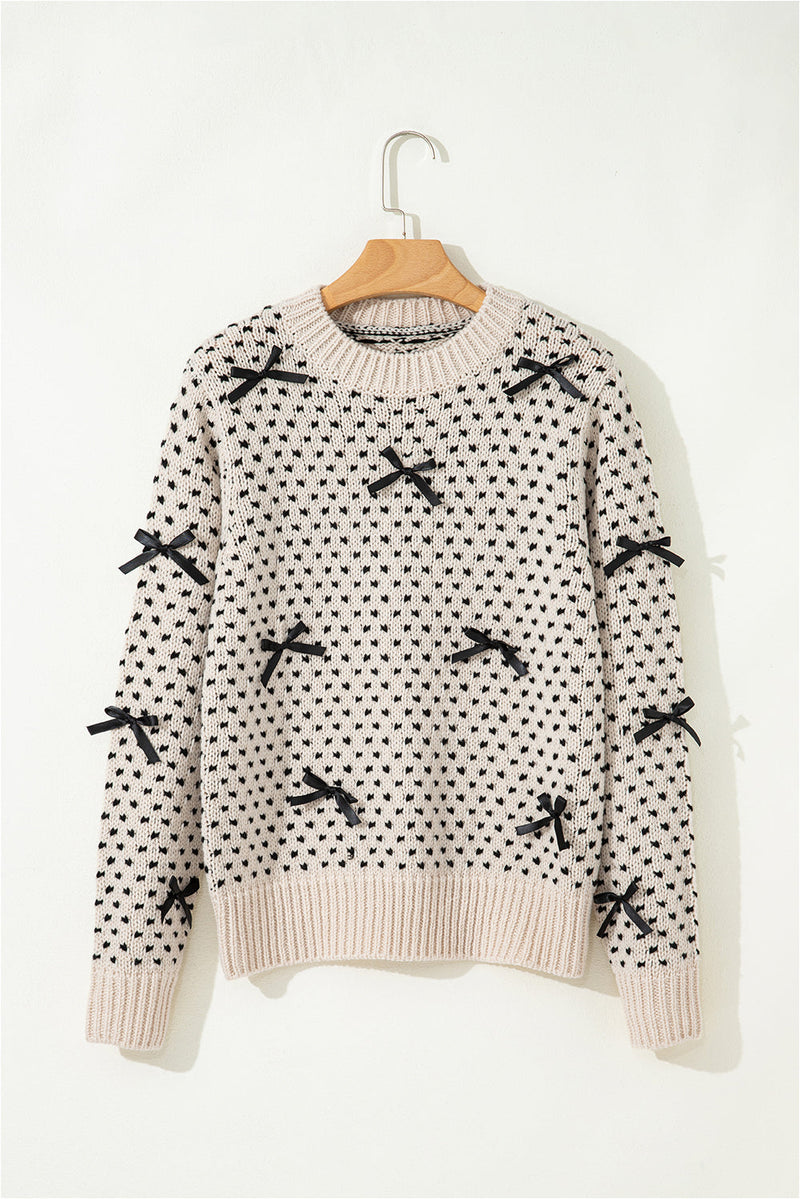 Scarlett Contrast Ribbed Edge Sweater