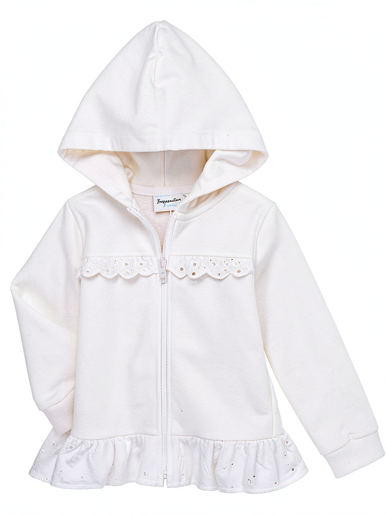 First Impressions Baby Girls Eyelet Hoodie-18Mo