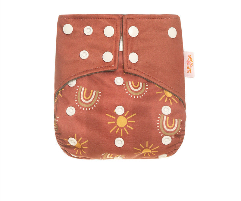 Western Style Digital Printing Bamboo Charcoal Diapers