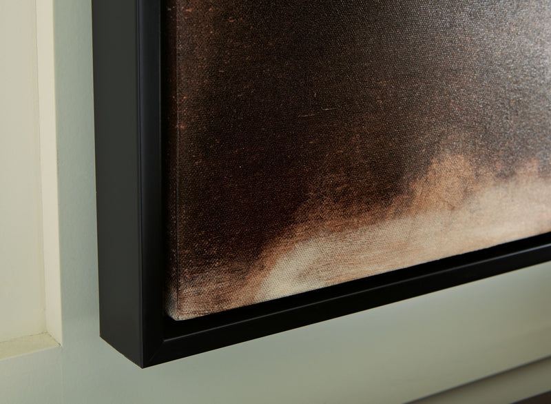 Drewland - Wall Art - Black / Brown / Orange