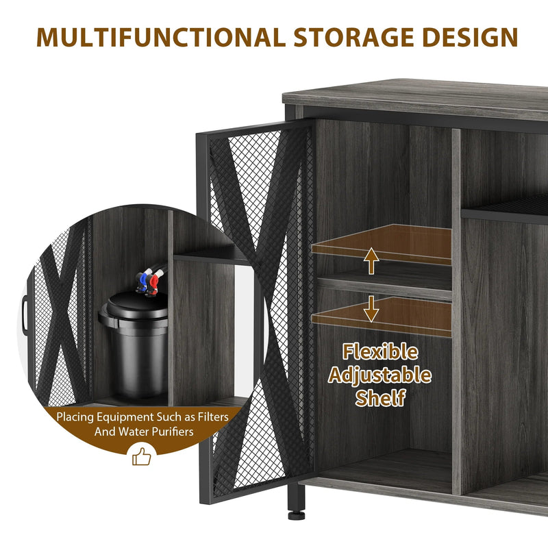 40-50 gallons Fish Tank Stand with Power Outlets