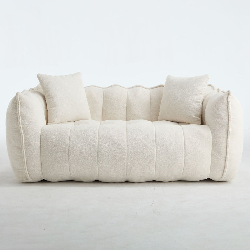 Cozy Beanbag Chair With High Resilience Foam Core For 2