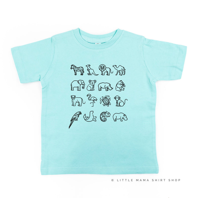 4x4 Zoo Animals - Child Tee