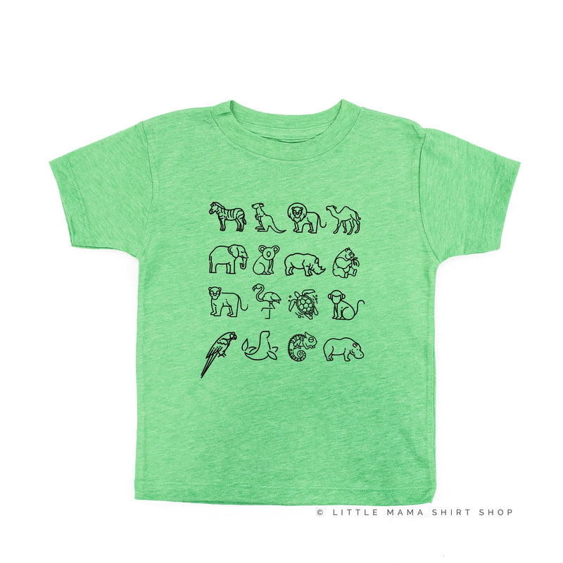4x4 Zoo Animals - Child Tee