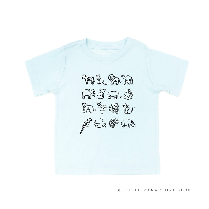 4x4 Zoo Animals - Child Tee
