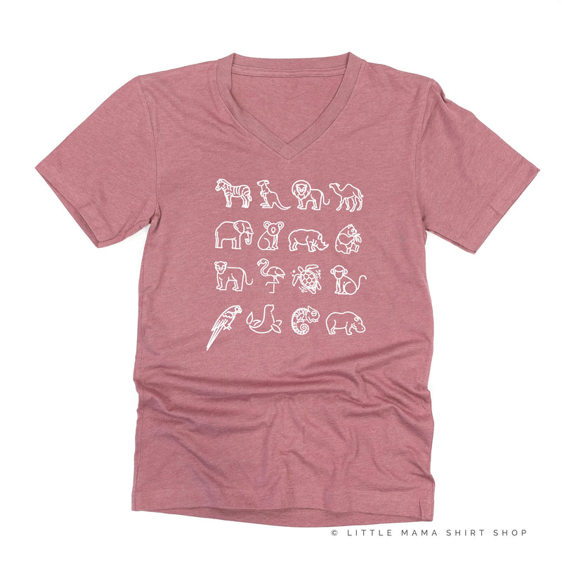 4x4 ZOO ANIMALS ﻿- Unisex Tee