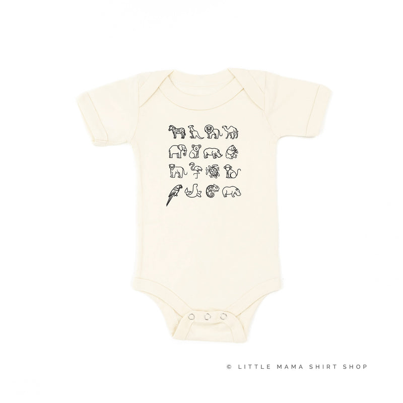 4x4 Zoo Animals - Child Tee