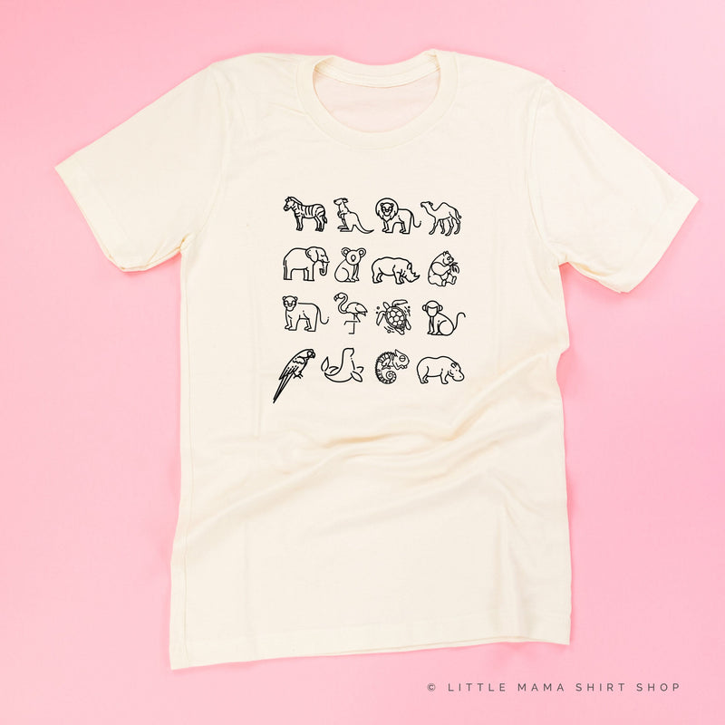 4x4 ZOO ANIMALS ﻿- Unisex Tee
