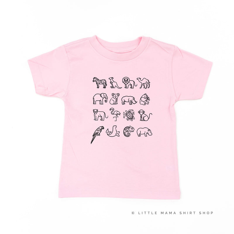 4x4 Zoo Animals - Child Tee