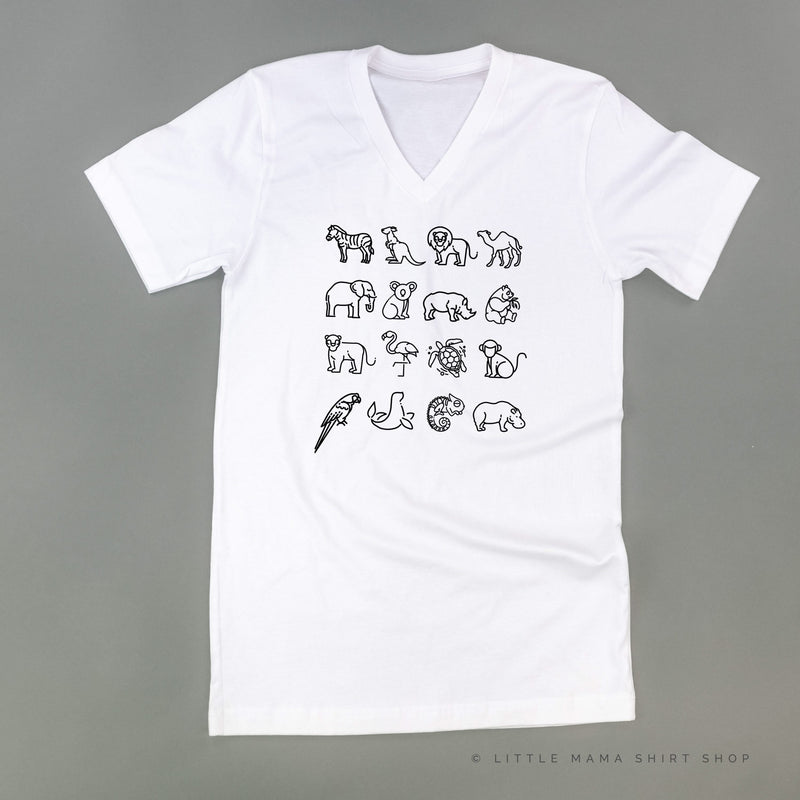 4x4 ZOO ANIMALS ﻿- Unisex Tee