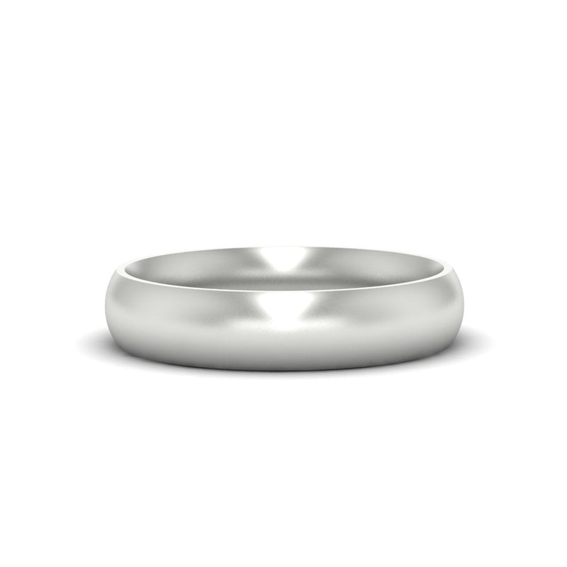 Minimalist 4mm Mens Wedding Band