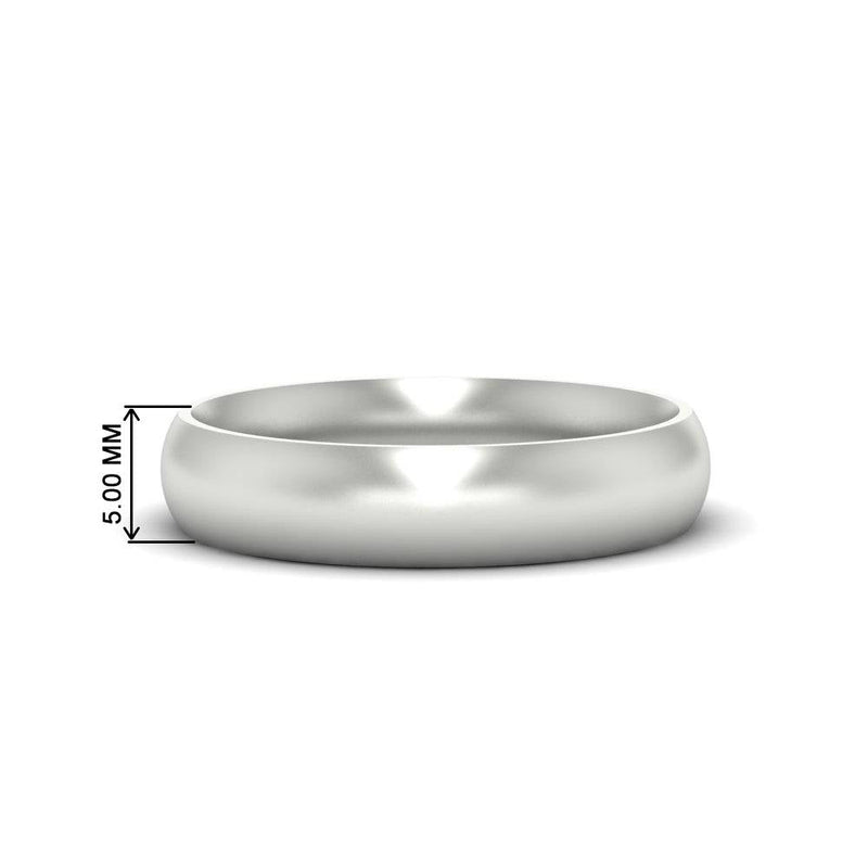 Minimalist 4mm Mens Wedding Band