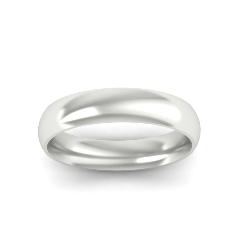Minimalist 4mm Mens Wedding Band