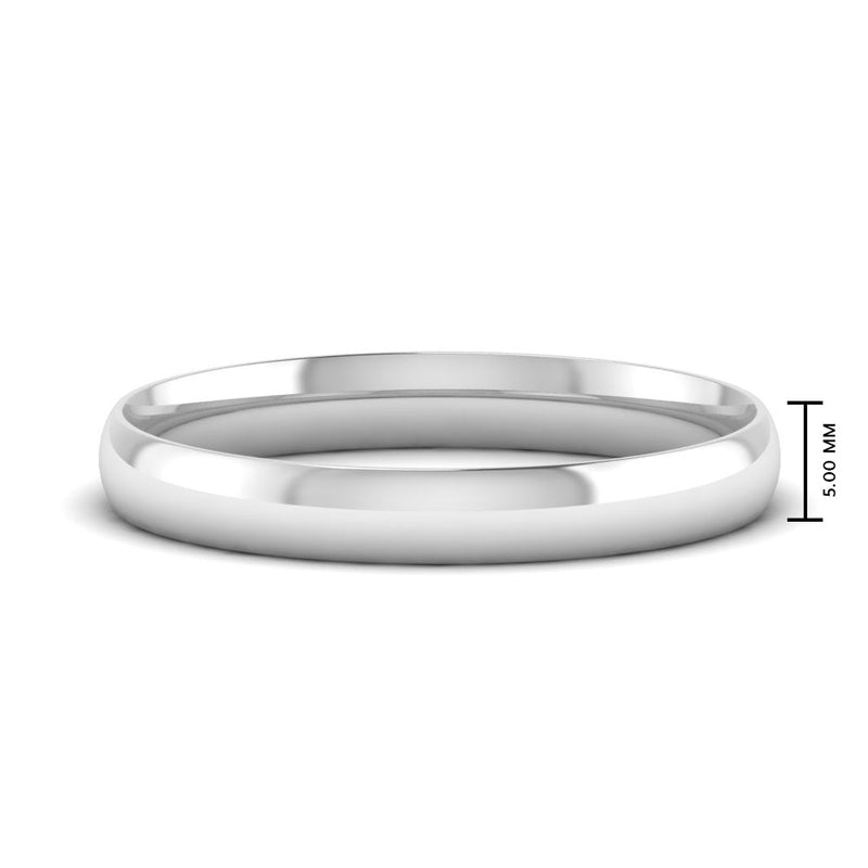 5 mm Wedding Band Classic Comfort Fit