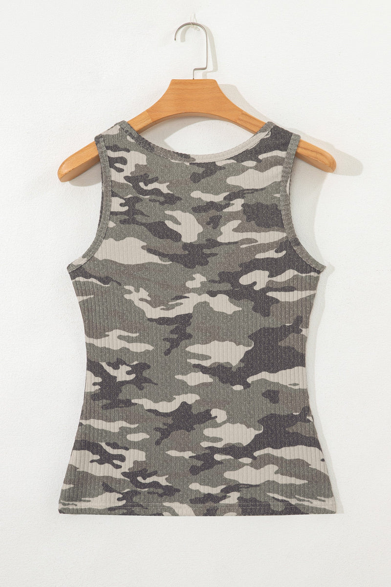 Wrenley Ribbed Knit Tank Top
