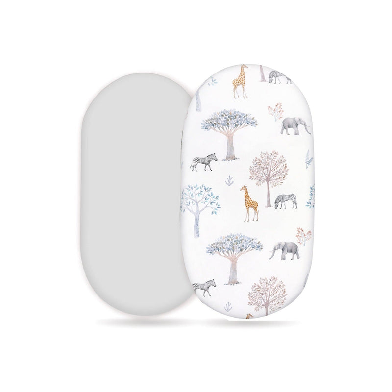 Baby Cradle Fitted Sheet Elastic Printing Baby Caring Table Changing Cover