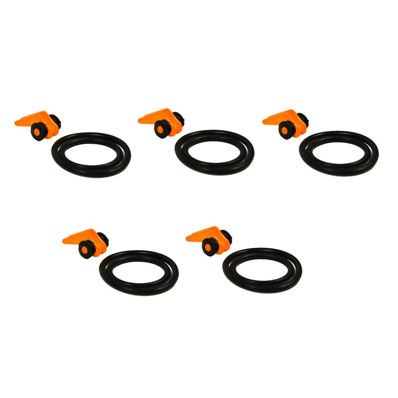 LEO 5 set/lot Plastic Fishing Hook