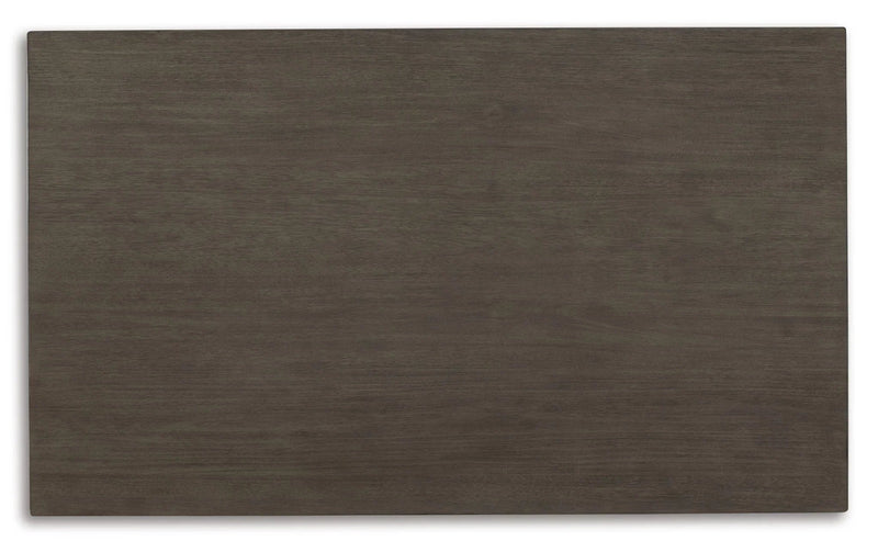 Caitbrook - RECT DRM Table Set (Set of 7) - Gray