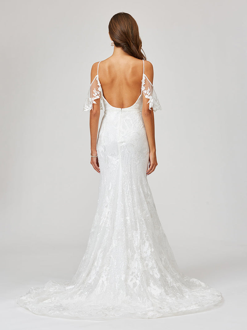 Lara 51037 - Lace Mermaid Bridal Gown - OUTLET
