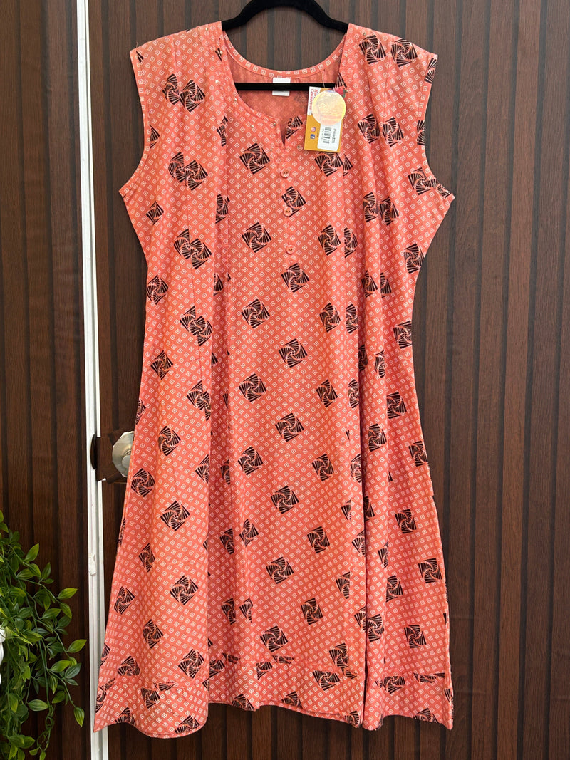 A line cotton Kurti : SALE