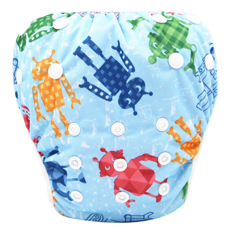 Fashionable Children's Cartoon Swim Trunks