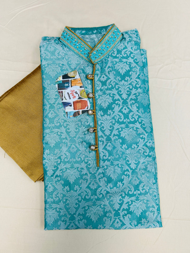 Silk kurta set for boys