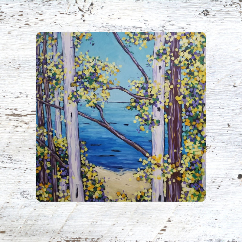 Coaster/ Trivet/ Magnet: Overlooking the Bluff.