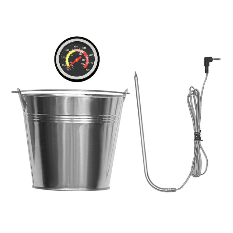 53" Heavy-Duty Portable Wood Pellet BBQ Grill With Cart (SAK93641)