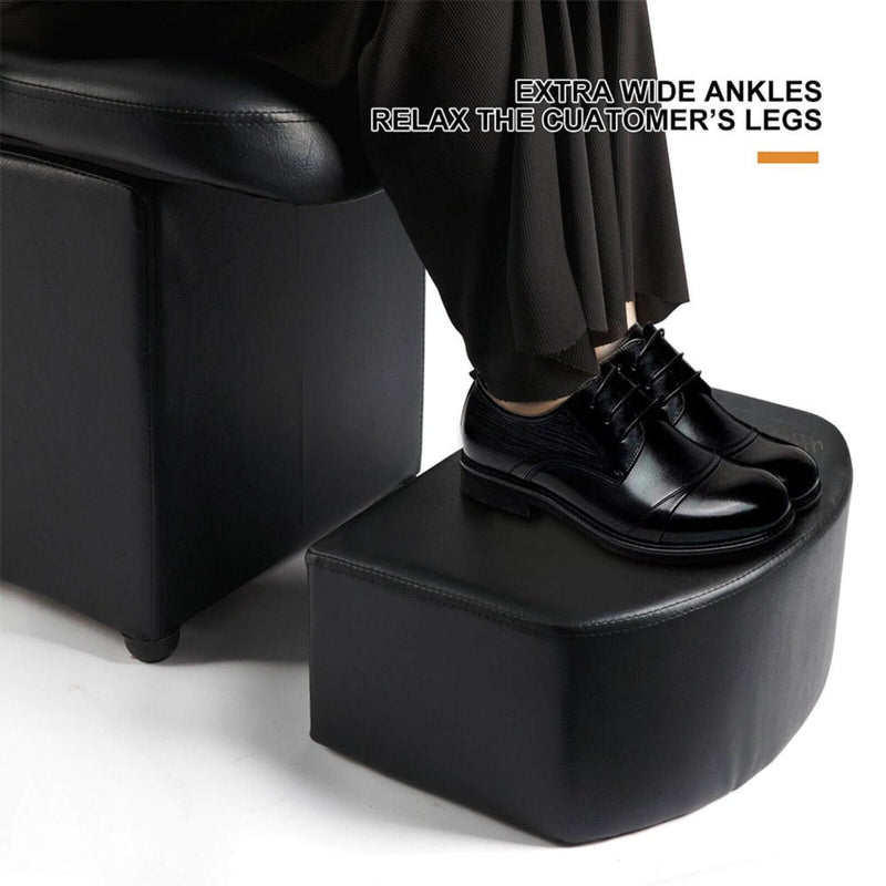 53-Inch Large Premium Salon Barber Backwash Shampoo Chair W/ Bowl, Sink & Footrest (SAK18745)