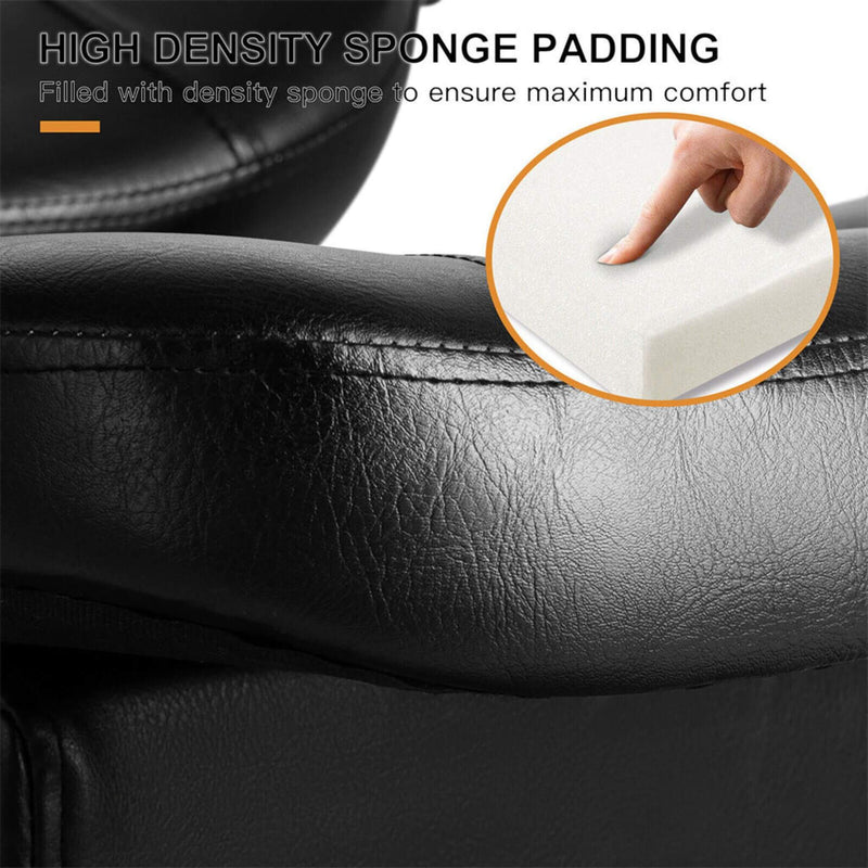 53-Inch Large Premium Salon Barber Backwash Shampoo Chair W/ Bowl, Sink & Footrest (SAK18745)