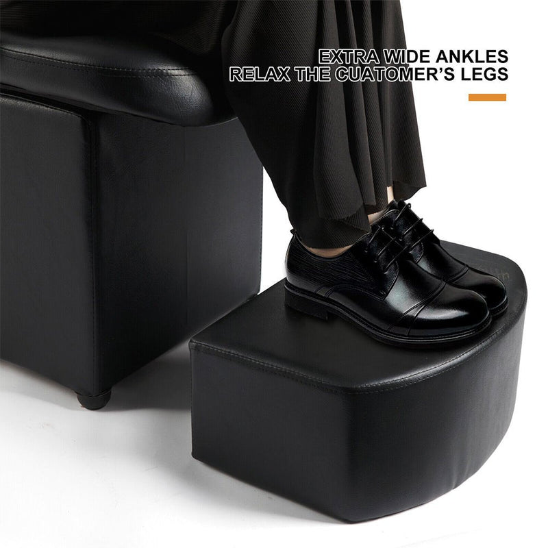 53-Inch Large Premium Salon Barber Backwash Shampoo Chair W/ Bowl, Sink & Footrest (98127653)