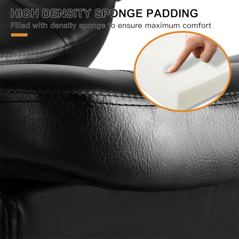 53-Inch Large Premium Salon Barber Backwash Shampoo Chair W/ Bowl, Sink & Footrest (98127653)