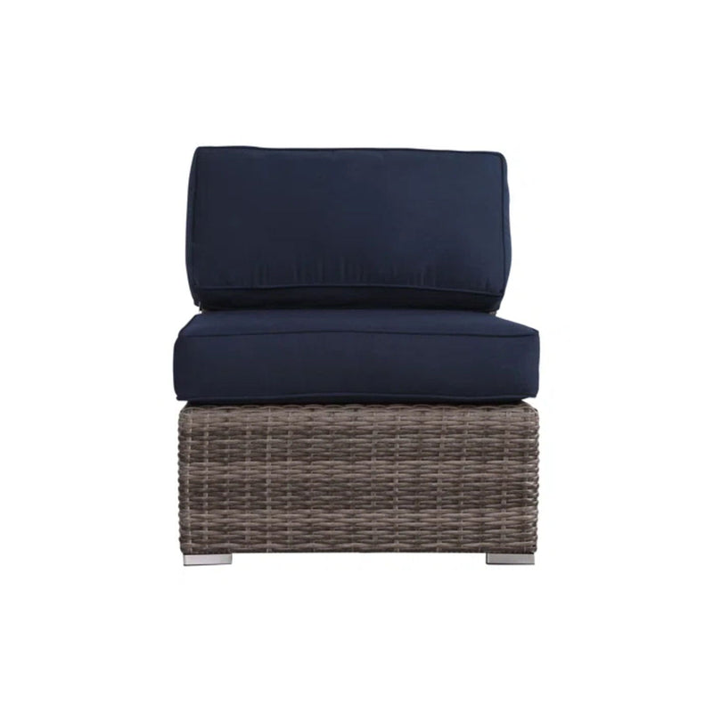 Stylish Rattan Wicker Person Seating Group With Premium Sunbrella Cushions Perfect For Outdoor Entertaining