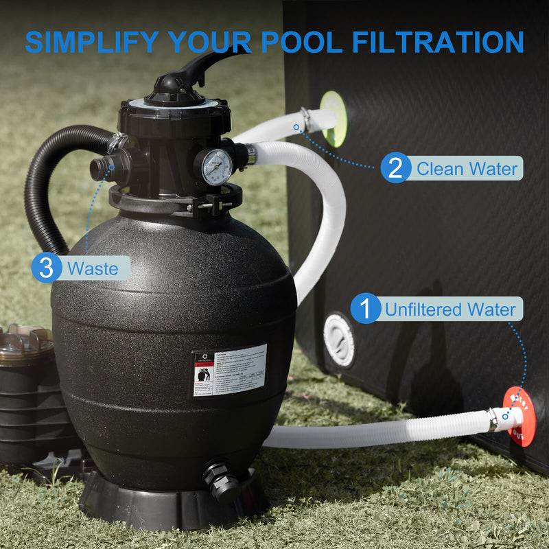 AquaMind AM13 Sand Filter Pump