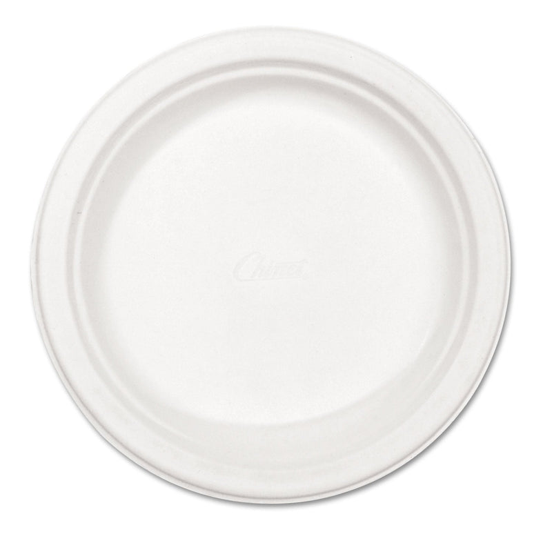 Chinet Paper Dinnerware, Plate, 8.75" dia, White, 500/Carton