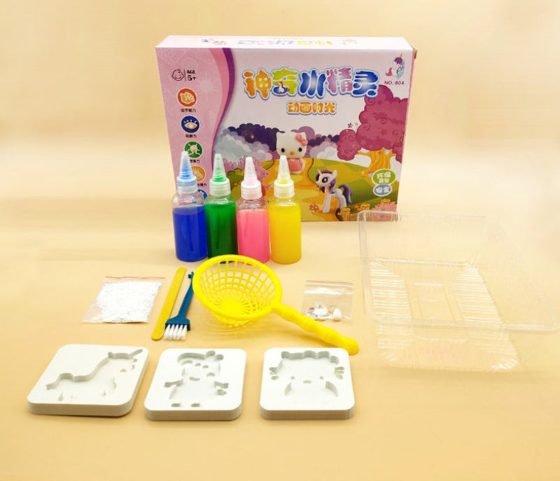 Children's Ocean Water Baby Crystal Mud DIY Water Elf Toy Set