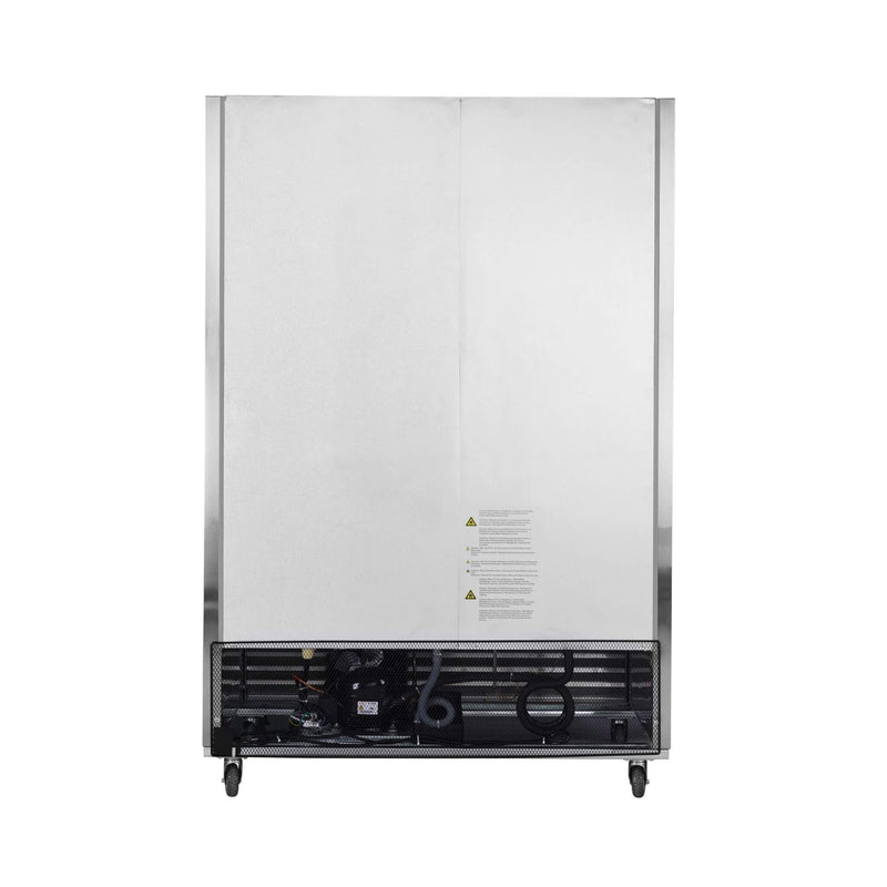 54-Inch 42.2 Cu.Ft Commercial Stainless Steel 2-Section Upright Reach-In Freezer (SAK35148)