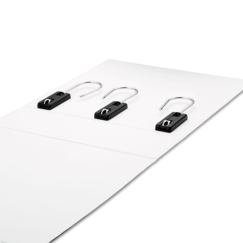 find It Gapless Loop Ring View Binder, 3 Rings, 4" Capacity, 11 x 8.5, White