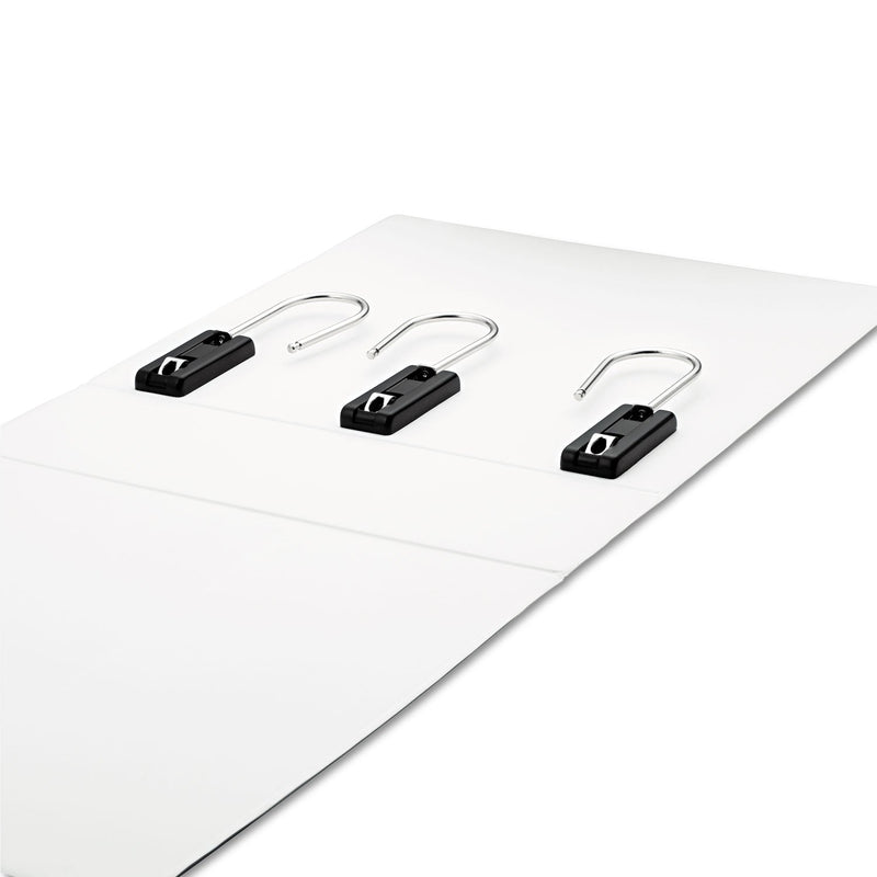 find It Gapless Loop Ring View Binder, 3 Rings, 5" Capacity, 11 x 8.5, White