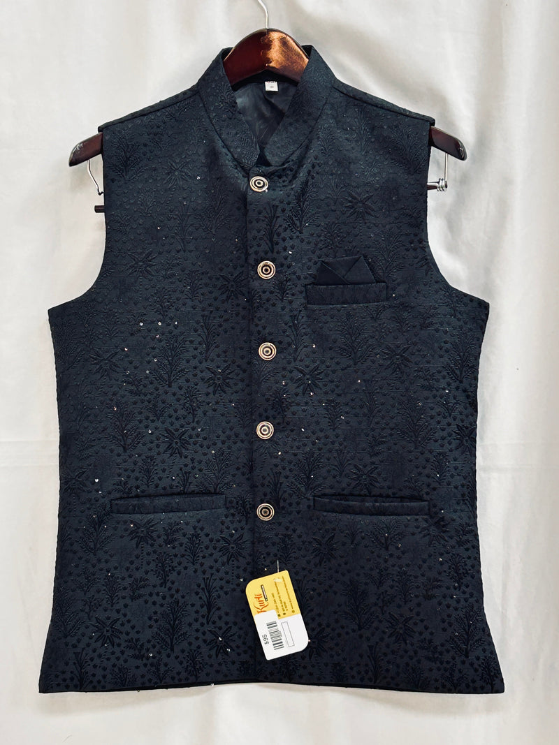 Silk vests for men | half jacket / kurta