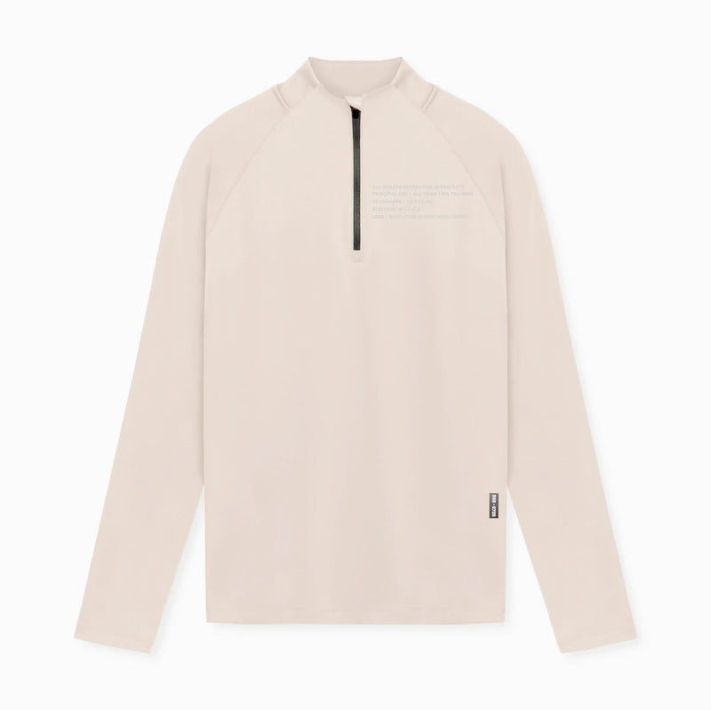 Men's Small Turtleneck Slim-fit Half Zipper Training Long Sleeve T-shirt