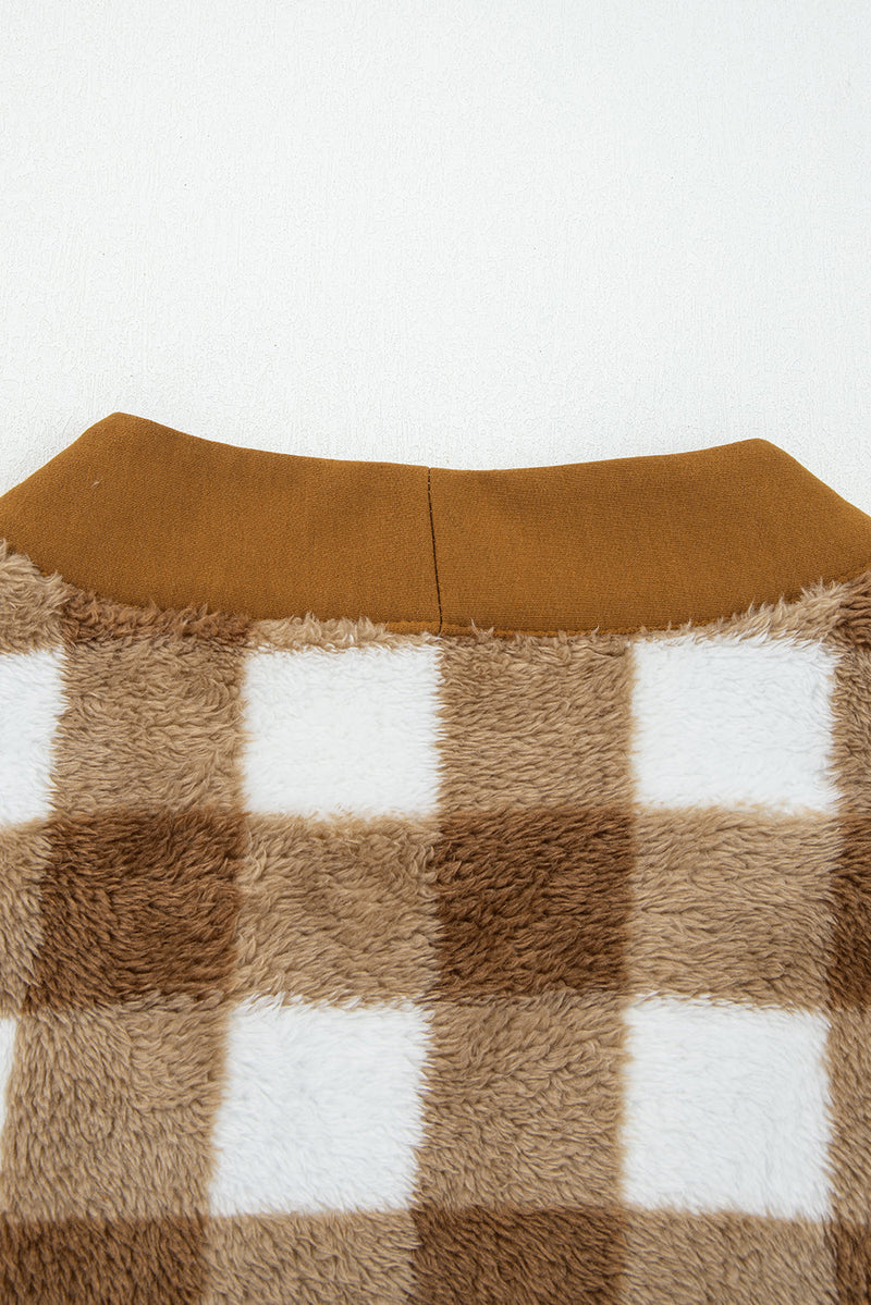 Amora Sherpa Loose Knit Cardigan